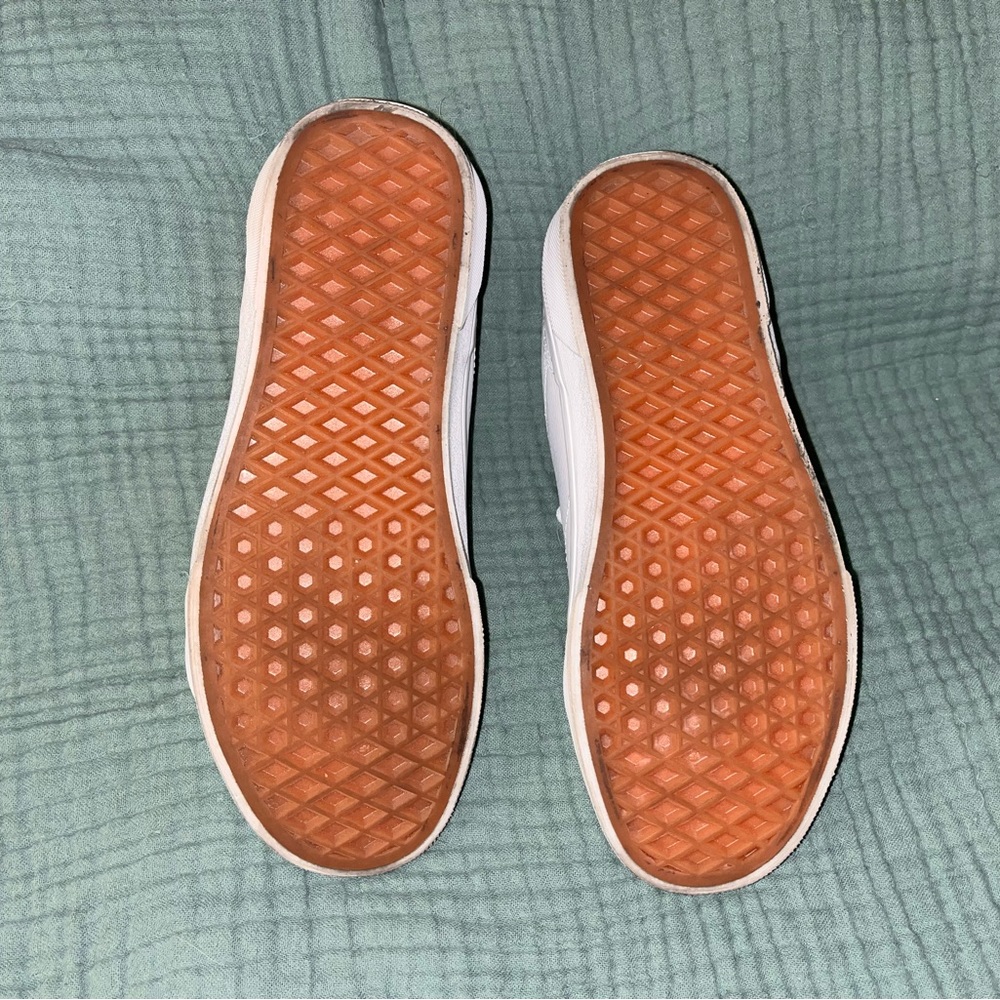 Vans Seldan Skate Shoes White Leather Sneaker Gem